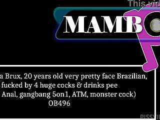 hey morganita brux that pretty 20yo brazilian takes 4 huge cocks in dap anal pissing fuck