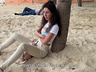 i stole her from cuckold husband on beach fucked her rough