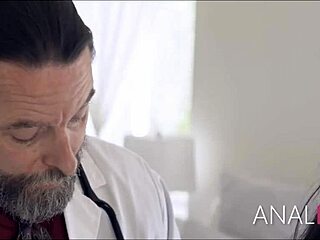 Doctor Assfucks Milf in Door-to-Door Rectal Exam!