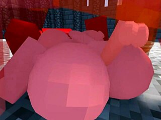 jennymod bounces cowgirl style on fapmod in wild minecraft game