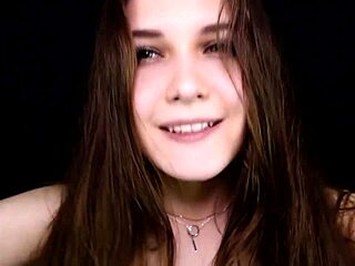asmr russian teen kittyklaw kissing tits to intense orgasm 😘💋