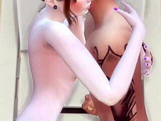 college couple, dare you try this handjob game?