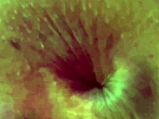 Vibrator Buzzes Tight Puffy Pussy Lips Close-Up Until Juicy Climax Erupts