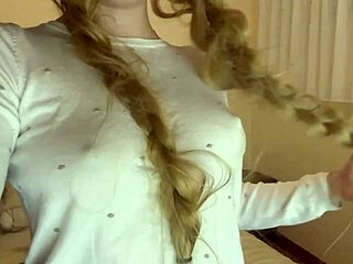 hey cutie 😍 this blonde fingers her tight ass deep in garden super yummy homemade fun 🍑💦