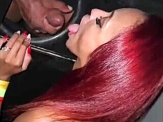 sucking cock through gloryhole at swing club... then i dragged him inside the booth!