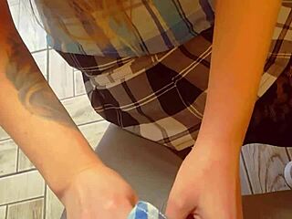 exgf in panties strokes classmate under table during lesson