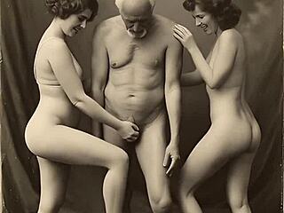 retro cumshot compilation dripping loads from vintage sluts