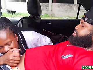 ladygold sneaks steamy car ride with krissyjoh chris outdoors