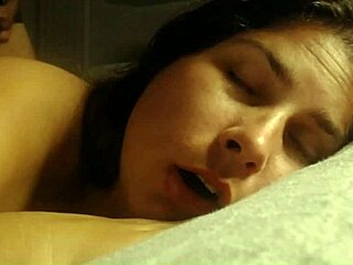 I can't believe my stepson sneaks under the blanket for mommy's swollen pussy creampie