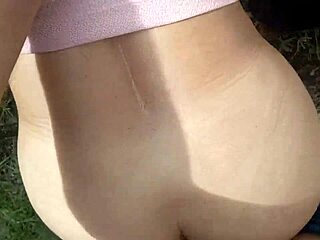 Ever fucked a horny chubby brazilian milf bent over in a public garden quickie?