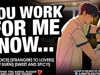 Hey your boss drags you back to breed that hole 😈 male moaning roleplay audio