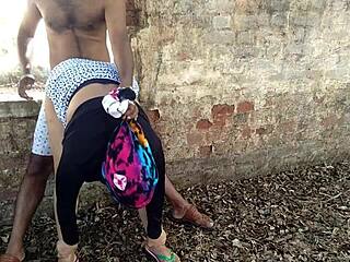 indian stepmom screams as stepson rams her big ass anal DOGGYSTYLE in jungle cheating piss sex!