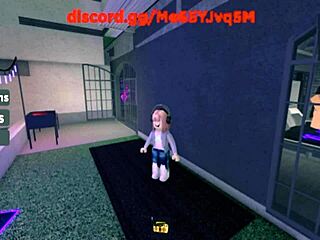 Futa Girl Dominates Friend in Roblox