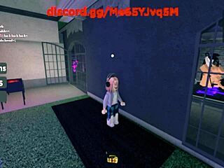 Futa Girl Dominates Friend in Roblox