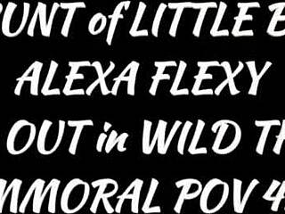 alexa flexy takes on huge cocks gangbang style while horny friend kate quinn watches