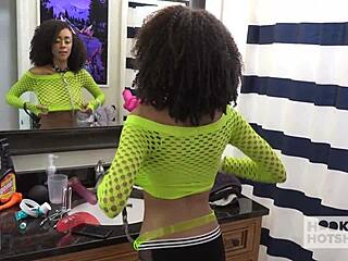 Horny Latina Ariana Aimes Squirts Milk Riding Huge Cock with Wet Shaved Pussy