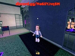 Futa Girl Dominates Friend in Roblox