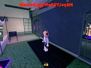 Futa Girl Dominates Friend in Roblox