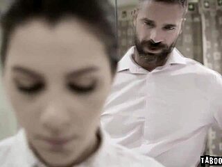 valentina nappi gags on huge cock hard face fuck domination humiliation cheating scene