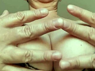 huge natural tits bounce wildly in homemade pov titty fuck compilation