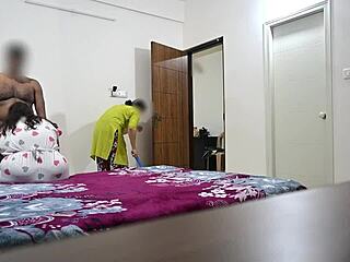 hema the telugu maid watches sneaky fucking