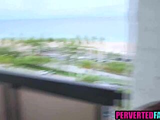 yo stepsis, sucking stepbro's cock sneaky while calling stepdad feels so taboo!