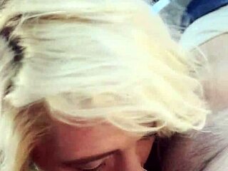 imagine this real street hooker on her knees taking a massive facial outdoors