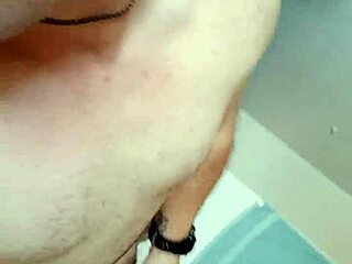 guy blasts thick ropes of hot sperm all over in solo cum explosion