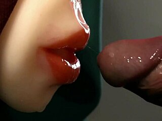 steamy wet lips wrap tight around throbbing huge cock deepthroat bliss