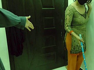 that pakistani maid's first anal ride looks so tight and real