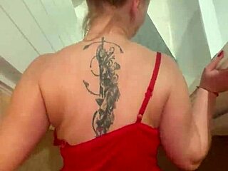 hey stepmom, come suck my huge cock then bend over for rough doggy before bathroom tit cum