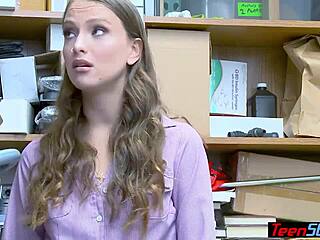 hey petite shoplifter teen, you sucking cock to escape jail?