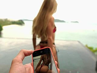 Photoshoots With Pierced Nipple Blondes Should Always End In Deepthroat Cumshots!