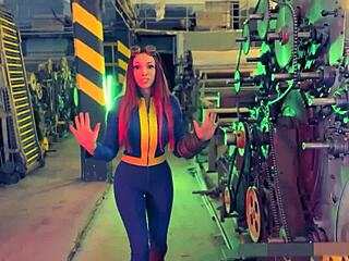 yo vault dweller girl in cosplay trades big tits wet pussy rough ass fuck for ultimate wasteland deal