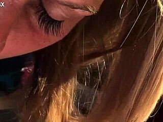 Housewife Wife Sucks Cock Outdoors in Homemade Amateur Action Teasing Her Man