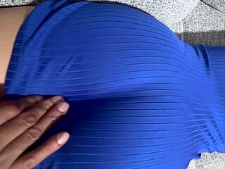 wanna grope this cheating milf's huge ass in short dress?