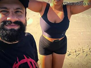 ever licked sweaty armpits and salty pussy at the beach with a hairy wife?