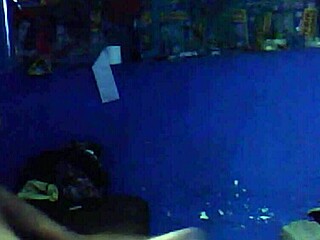 snuck out after party to fuck sexy neighbor in his bedroom