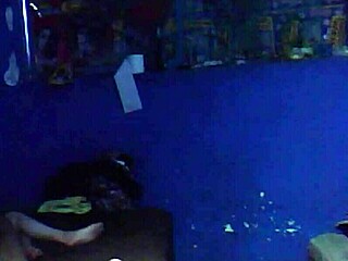 snuck out after party to fuck sexy neighbor in his bedroom