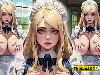 Blonde Maid Fucked Hardcore Like a Whore by Master in Uncensored Hentai Anime Cartoon