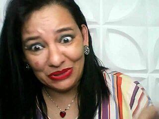 hot mother-in-law tempts with erotic curves