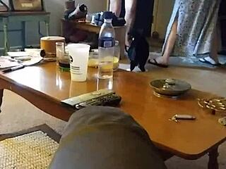 Isn't this cute blonde whore lotions up right in front of you?