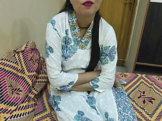 young stepmom dirty talks stepson into sex