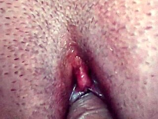 Hey asian girl spreads hairy pussy for closeup creampie pounding