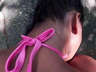comi rapidinho novinha skinny brazilian bent over doggystyle outdoors till cum