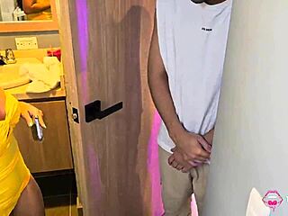 Teen Masturbates in Bathroom then Fucks to Keep Secret from Parents