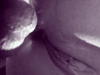 Ex-girlfriend sneaks back craving creampie fisting on my cock vibrator?