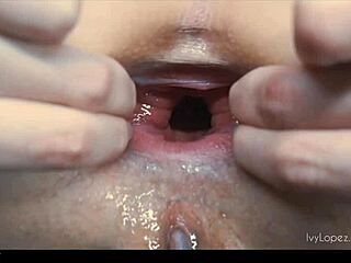 Latina Teen's Destroyed Asshole Gapes and Farts from Hardcore Apple Anal Play