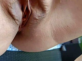 hey horny mature, squat and gape that shaved cunt outdoors now!