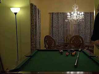 Hot Milf Wife Bent Over Pool Table Huge Tits Bounce Hard Handling!